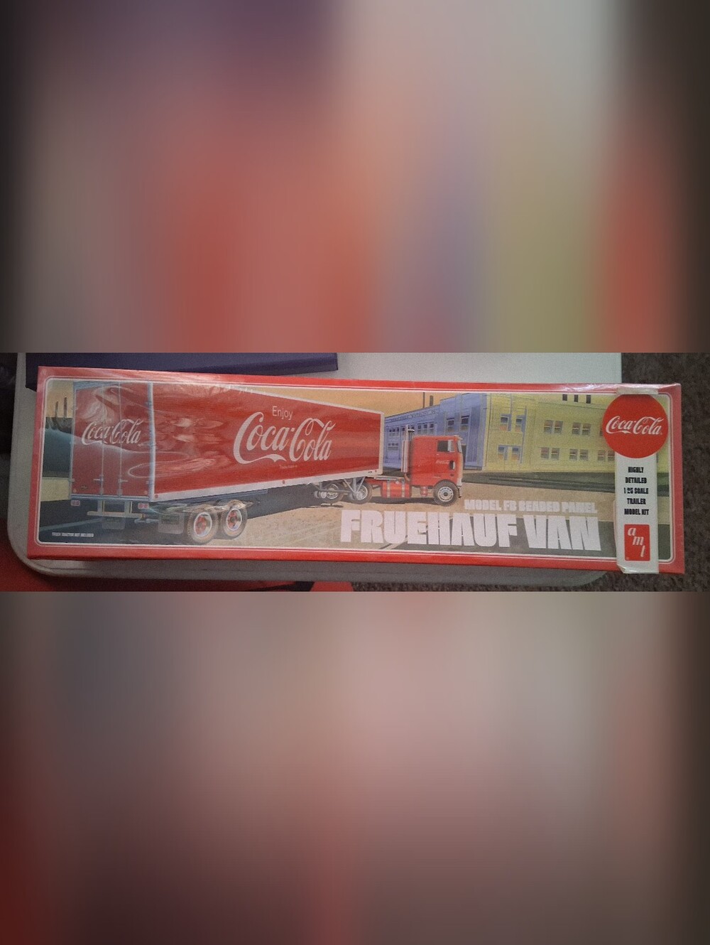 Coca Cola Red and White Vintage Truck Party Display